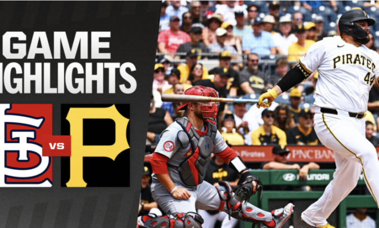 St. Louis Cardinals Vs Pittsburgh Pirates Match Player Stats