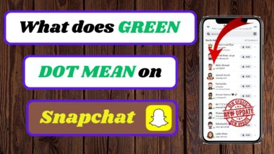 What Does The Green Dot On Snapchat Mean