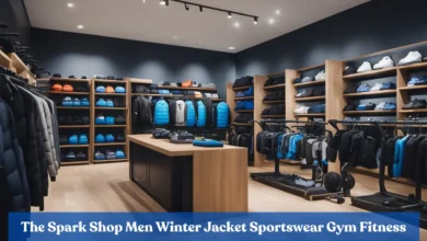 The Spark Shop Men Winter Jacket Sportswear Gym Fitness