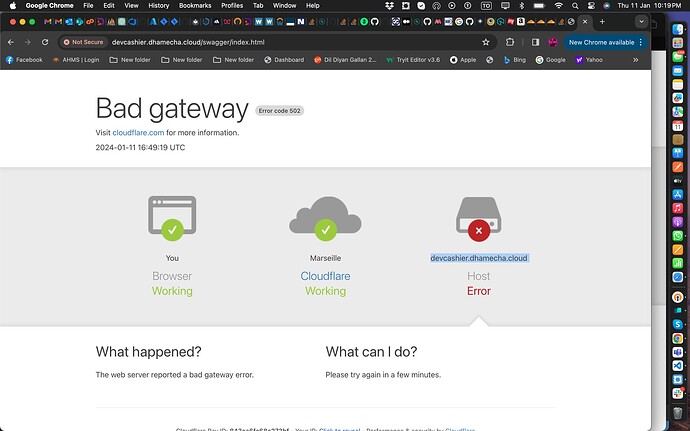 Chaturbate Bad Gateway Error
