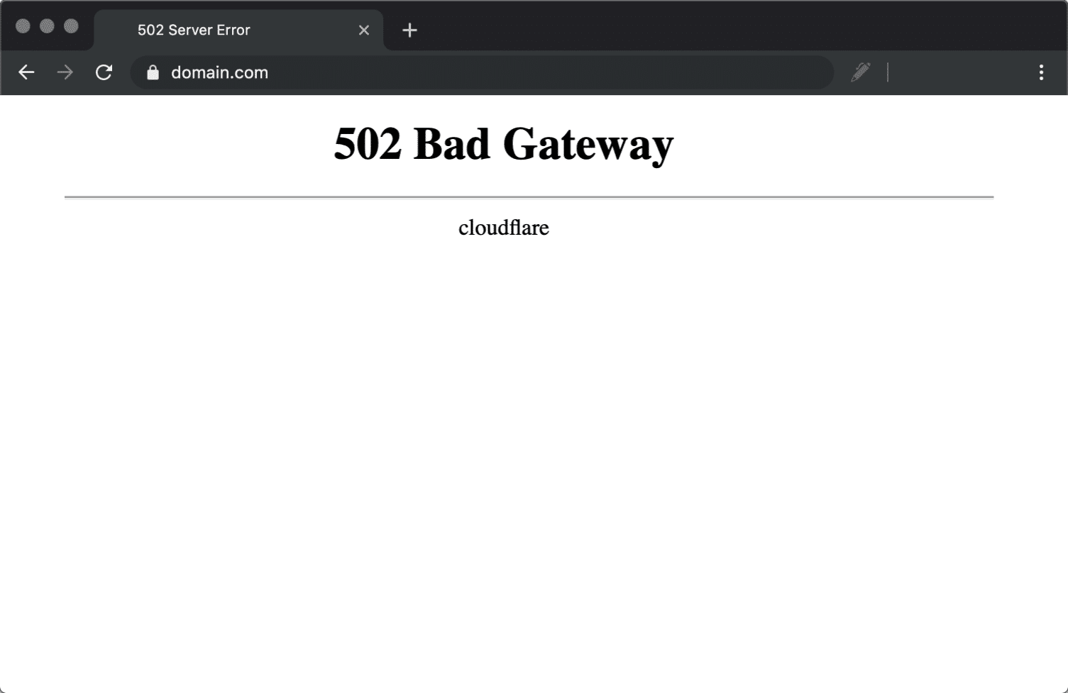 Chaturbate Bad Gateway Error