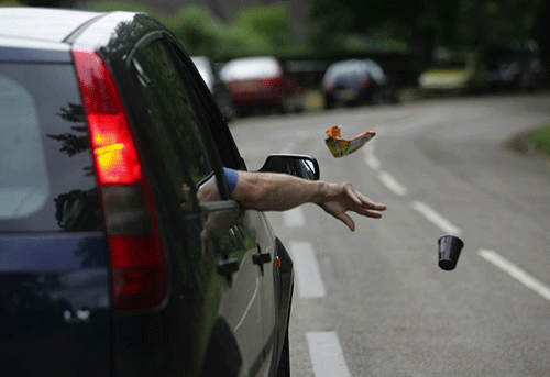 Who Is Responsible For Littering From A Motor Vehicle?
