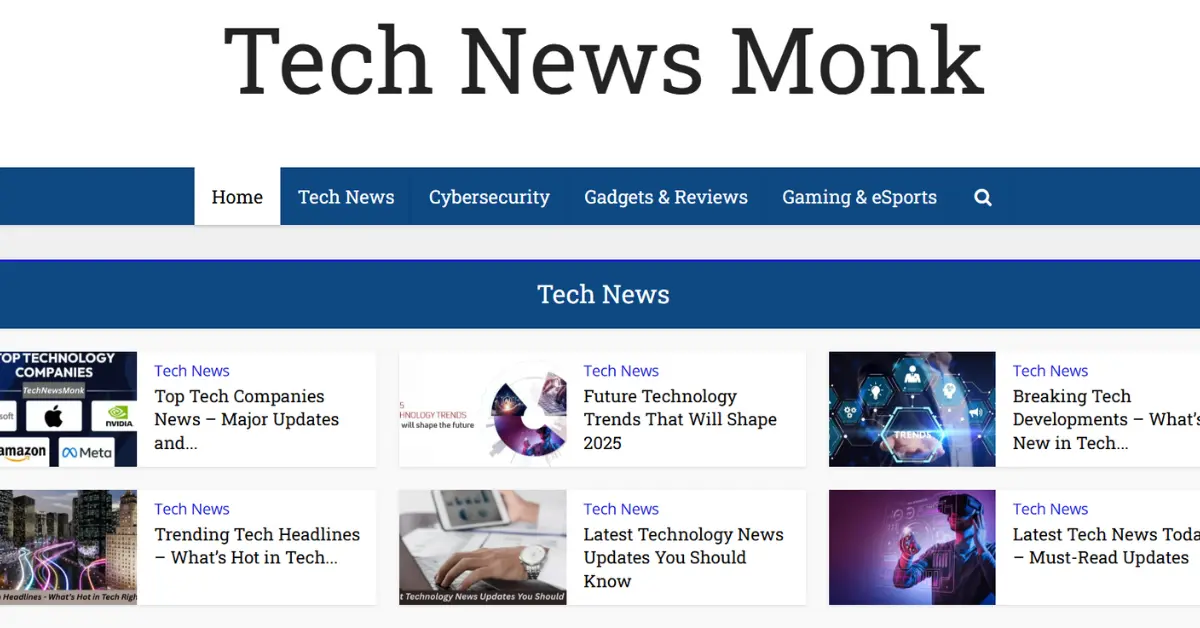 Technewsmonk Com