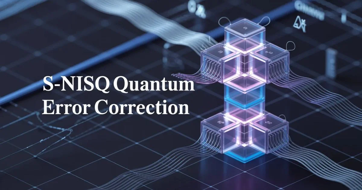 S-nisq Quantum Error Correction